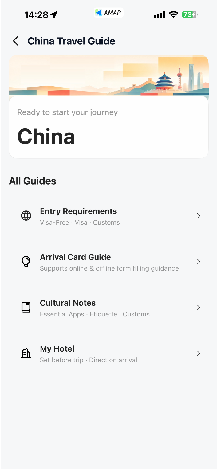 Amap ofrece información previa a la llegada y servicios para preparar el viaje..png