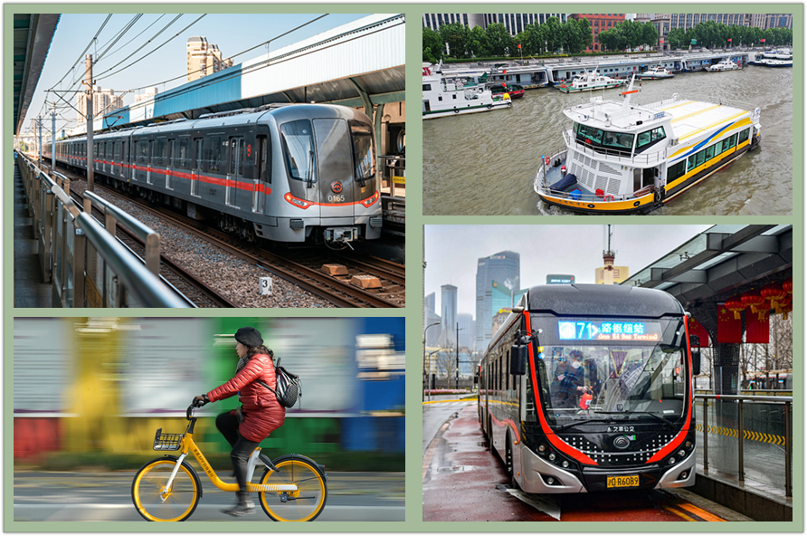 Explore el sistema de transporte público de Shanghai