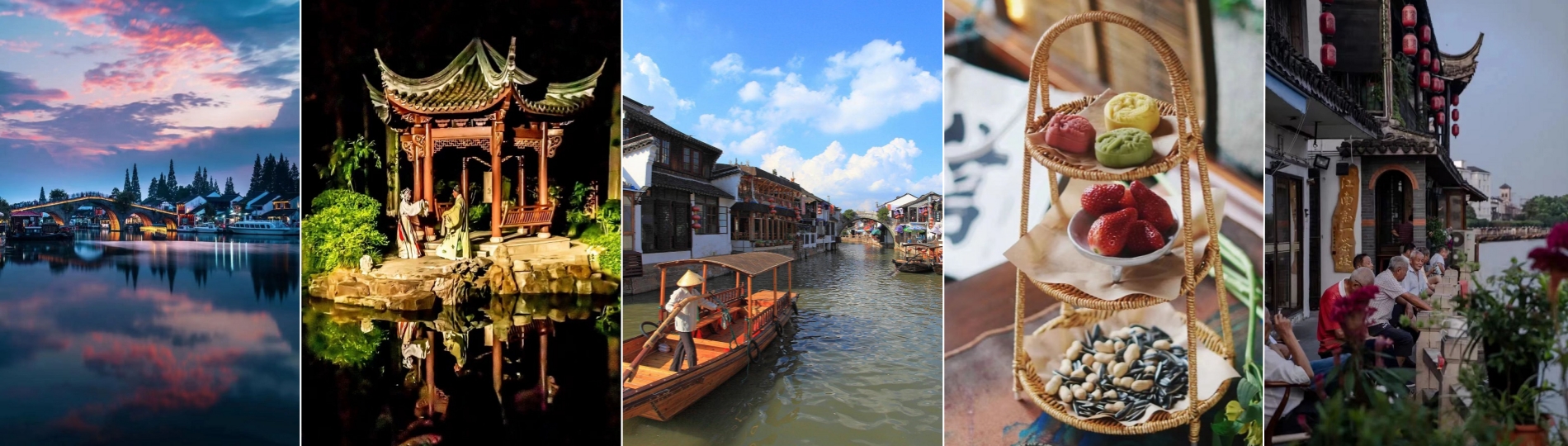 Un día en el pueblo antiguo de Zhujiajiao