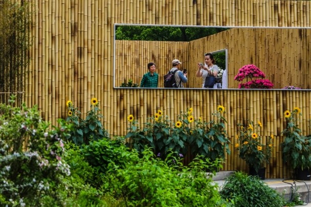 Xintiandi en flor: la exposición internacional de flores le da nueva vida a una calle histórica