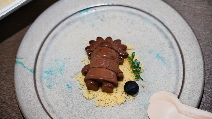 El postre de chocolate ofrecido por el restaurante de comida mexicana Guacamaya..jpg