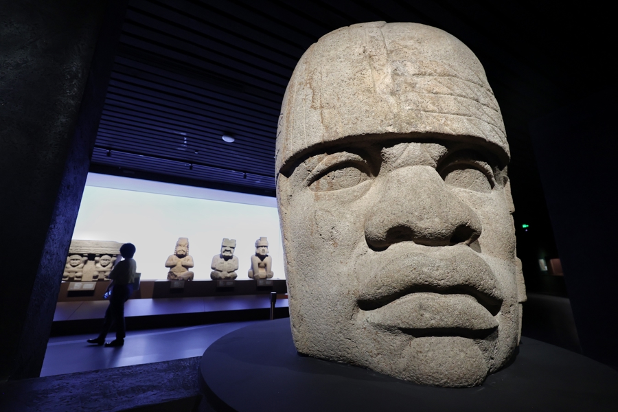 La exposición de civilizaciones antiguas de América ofrece un preestreno mediático