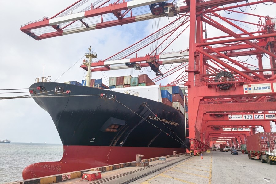 Llega a Shanghai el primer lote de productos de la CIIE desde el puerto de Chancay