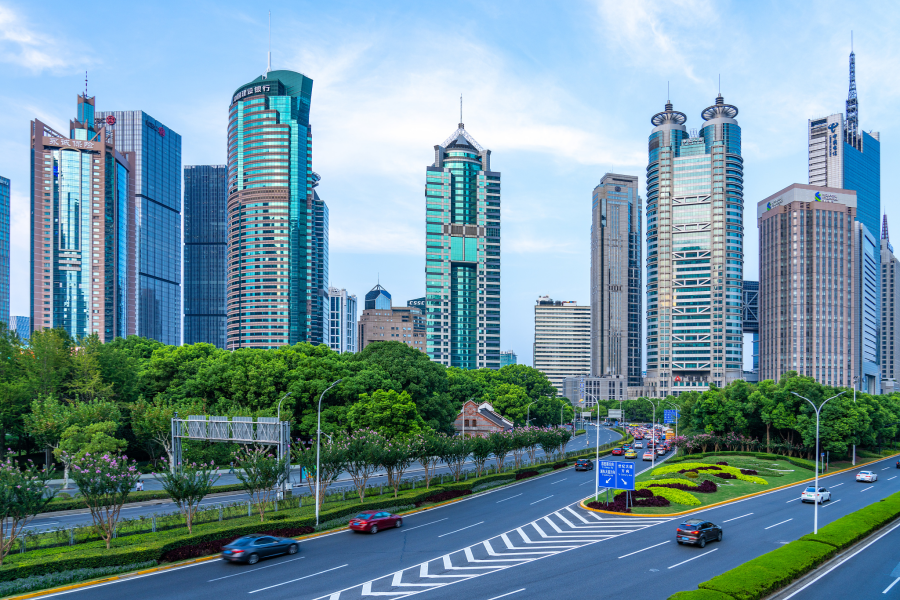 Vista de la Nueva Área de Pudong en Shanghai-VCG.png