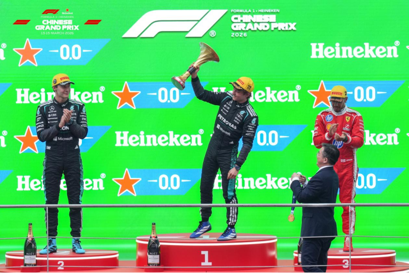 Concluye el Gran Premio de China de 2026: Antonelli logra su primera victoria en la F1
