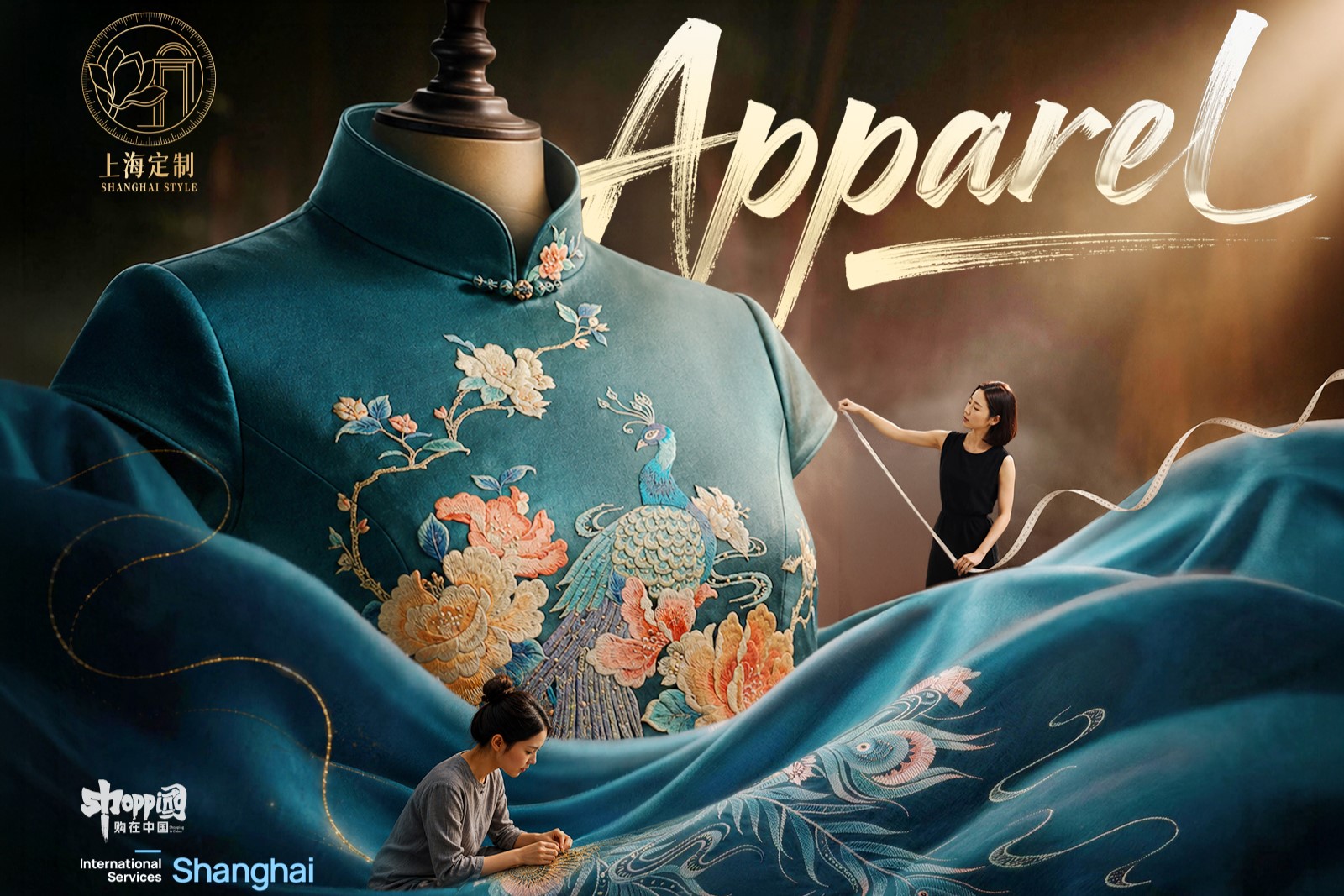 Dónde encontrar 'qipao' a medida en Shanghai