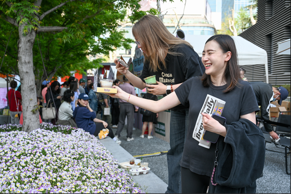 Jing'an: primavera y café, un blend perfecto