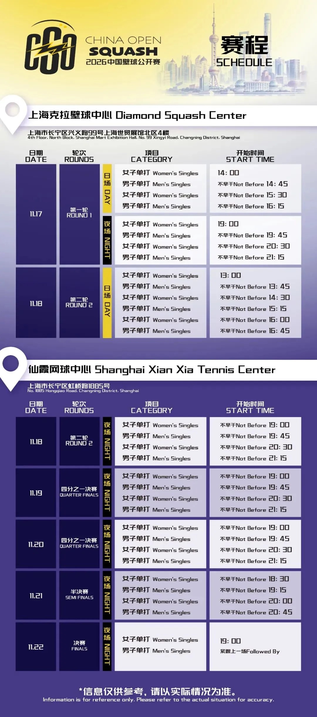El calendario del Abierto de Squash de China 2026..jpg
