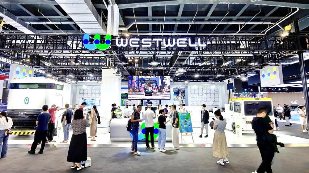 El estand de Shanghai Westwell Technology en la Conferencia Mundial de Inteligencia Artificial 2025.jpeg