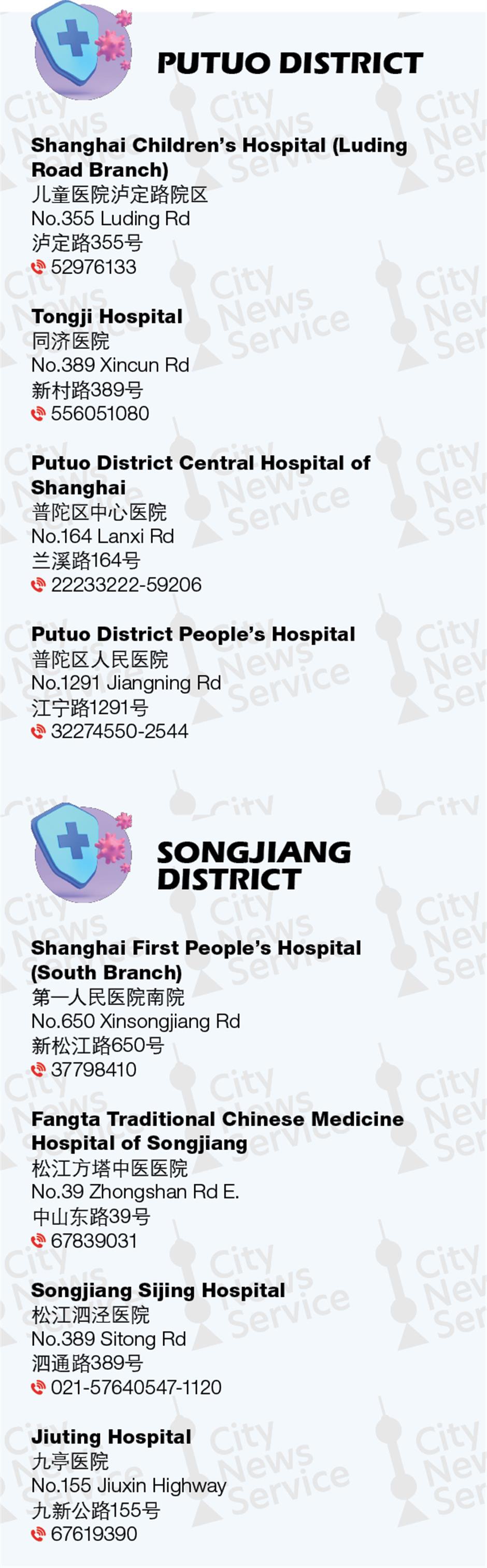 clínicas de fiebre pediátricas abiertas las 24 horas Putuo Songjiang.jpg