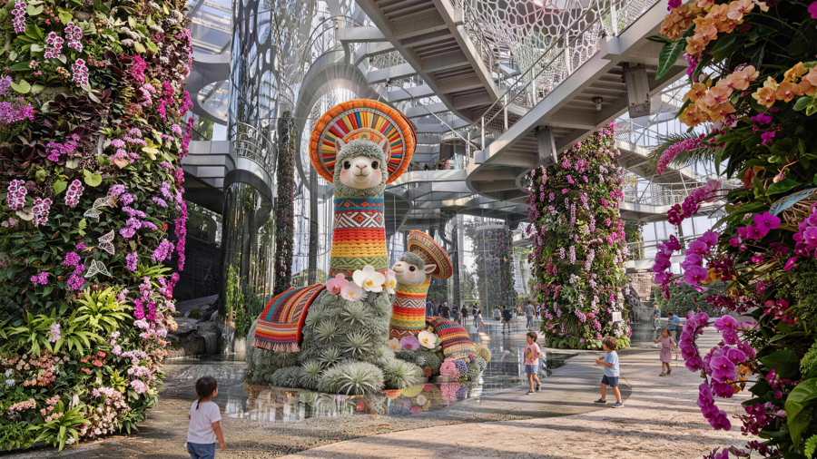 Una representación artística de las llamas esculpidas en plantas..jpg
