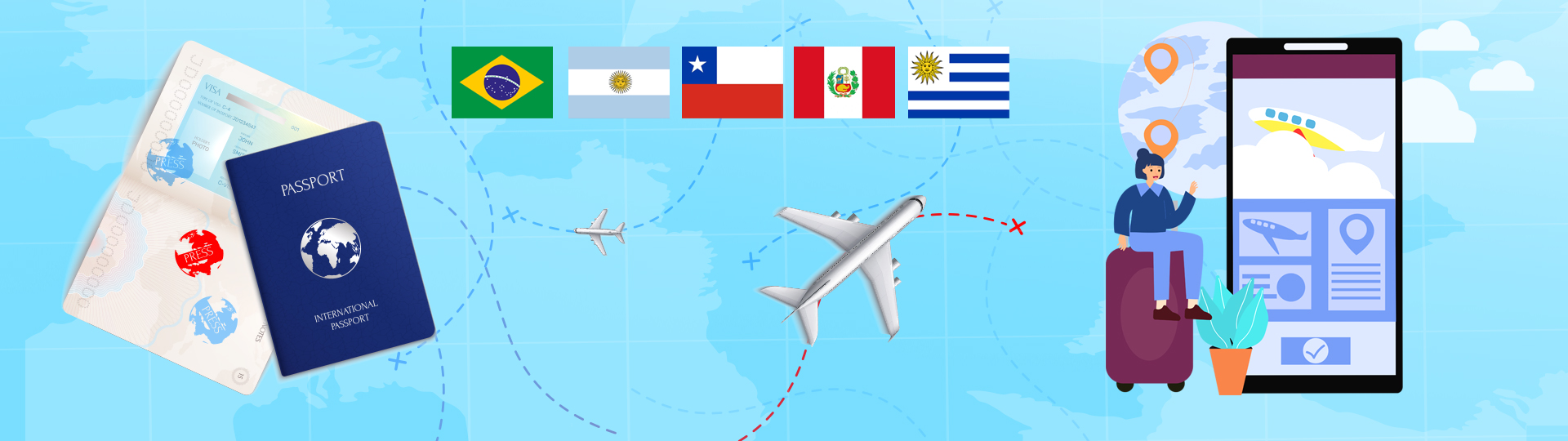 Exención de visas chinas para ciudadanos de cinco países latinoamericanos
