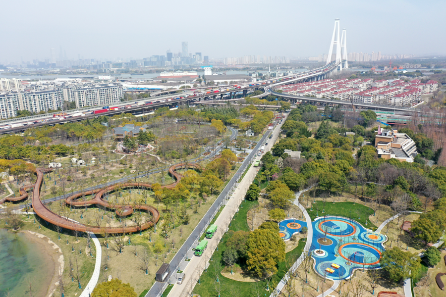 Parte del cinturón de parques ecológicos en forma de anillo de Shanghai..png