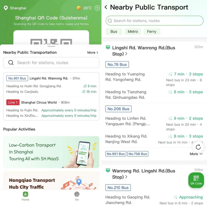 Una aplicación para actualizaciones de transporte en tiempo real, ahora en inglés