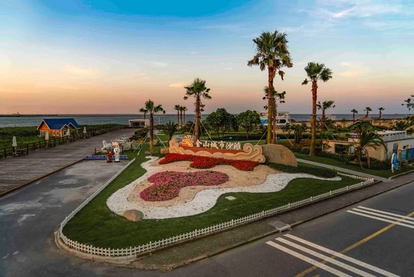 Playa de la Ciudad de Jinshan en Shanghai (Shanghai Jinshan City Beach)